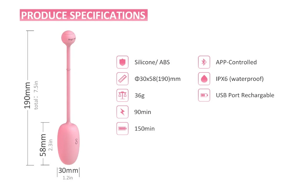 Magic Motion Kegel Coach Telefondan Kontrol Edilebilen Giyilebilir Kegel Egzersiz Koçu
