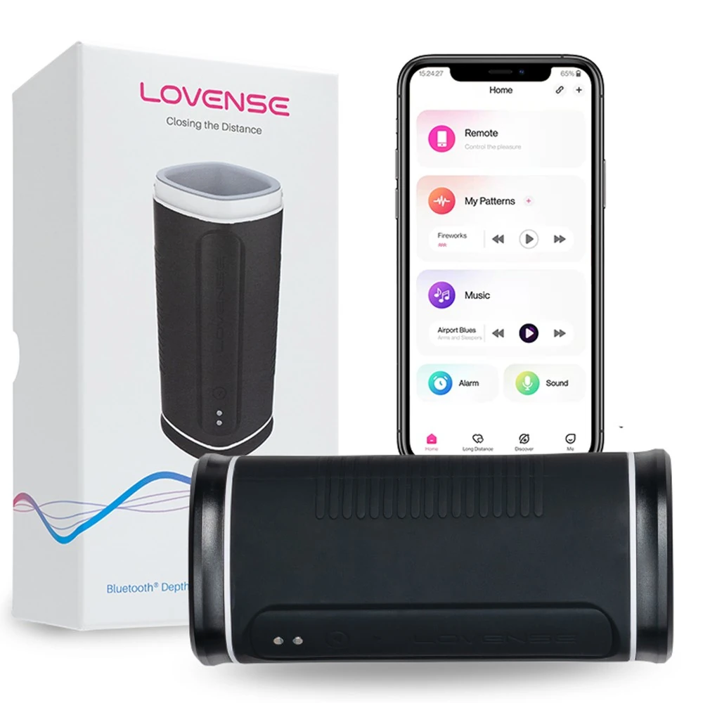 Lovense Calor Telefon Kontrollü Çiftlere Özel Akıllı Mastürbatör