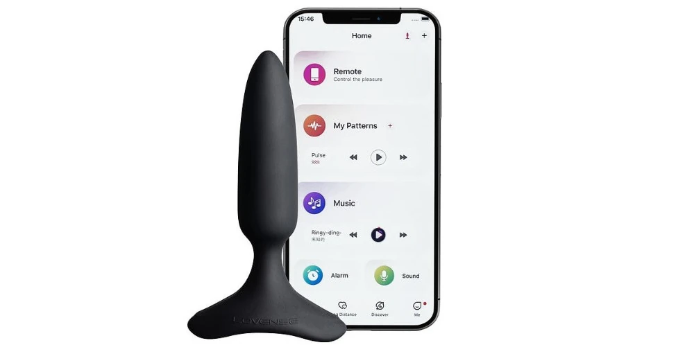 Lovense Hush 2 Akıllı Telefon Kontrollü 1 İnch Anal Plug
