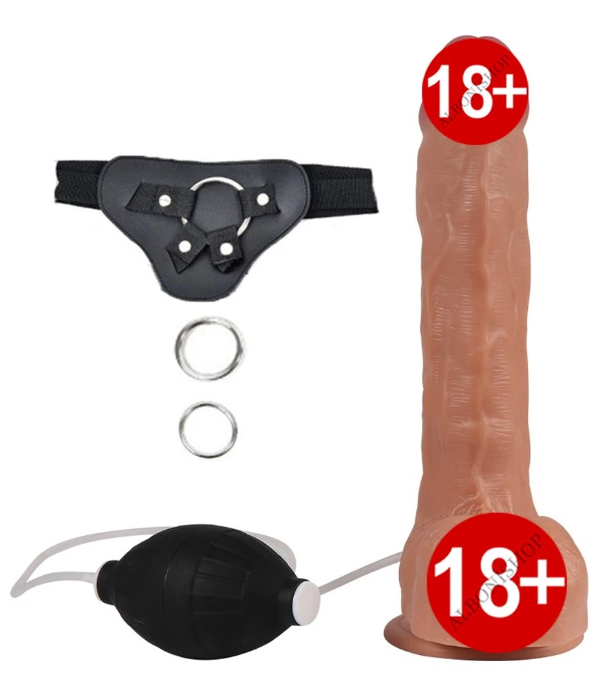 Shoufei 24 Cm Orgazm Olabilen Belden Bağlamalı Realistik Penis