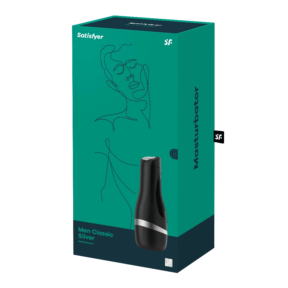 Satisfyer Men Classic Silver Ultra Gerçekçi Mastürbatör