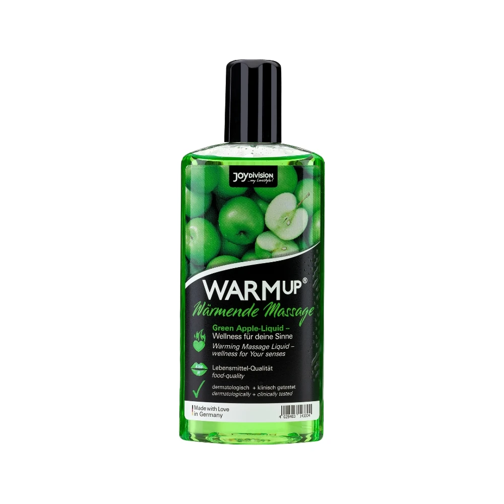Joy Division Warm Up Green Apple Aromalı Isıtıcı Masaj Jeli 150 Ml
