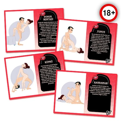 Kamasutra Pozisyon Kartları 50 Adet