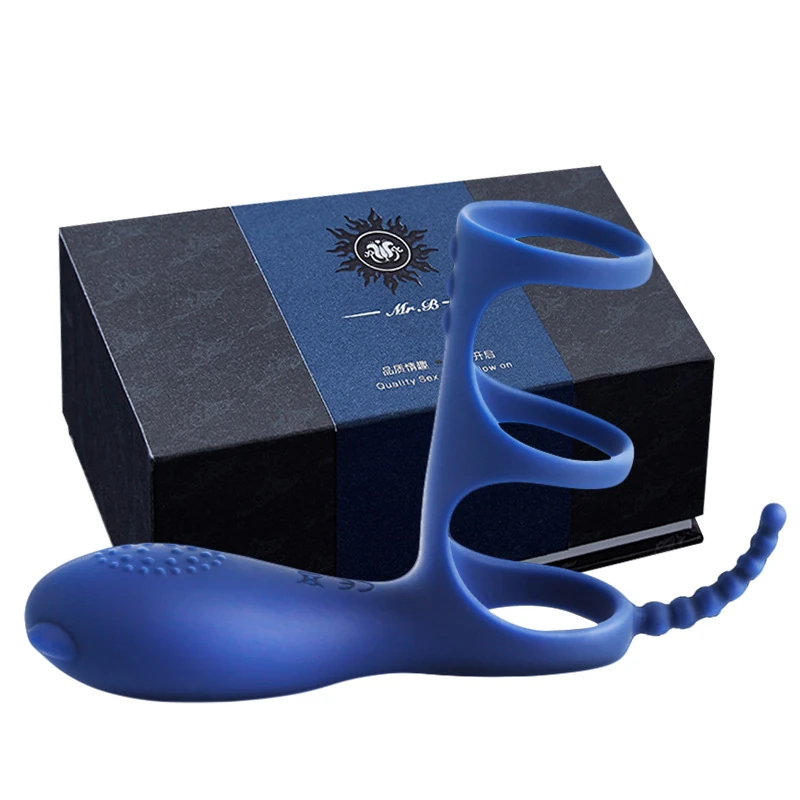 Wowyes M18 Anal ve Vajinal Uyarıcı 10 Titreşim Modlu Şarjlı Penis Halkası