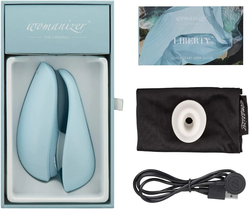 Womanizer Liberty Powder Blue Klitoral Smilasyon Vibratörü