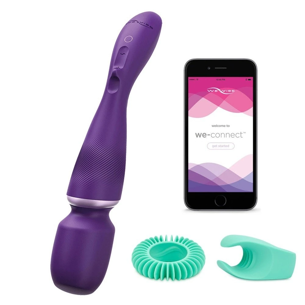 We-Vibe Wand Akıllı Telefon Kontrol Ultra Güçlü Masaj Vibratör (Kutusuz Sıfır Ürün)