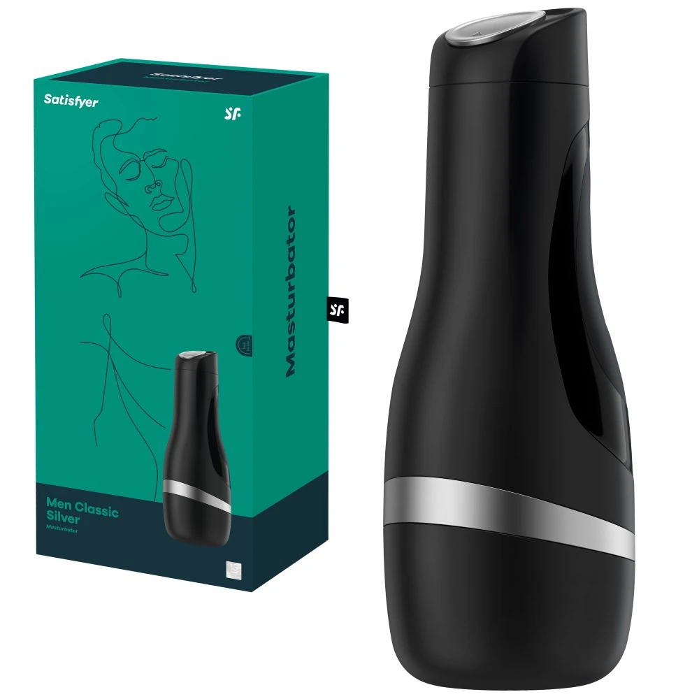 Satisfyer Men Classic Silver Ultra Gerçekçi Mastürbatör