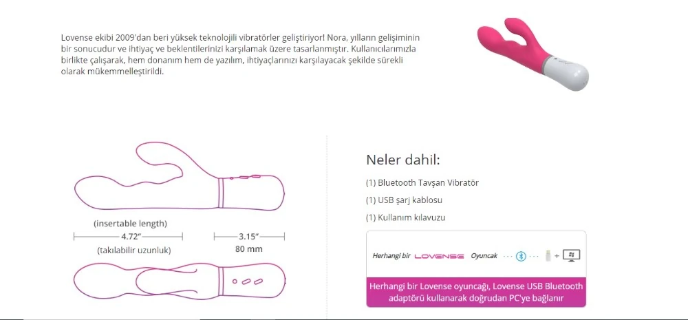 Lovense Calor & Nora Uzak Mesafeli ilişki İçin Çiftlere Özel Set