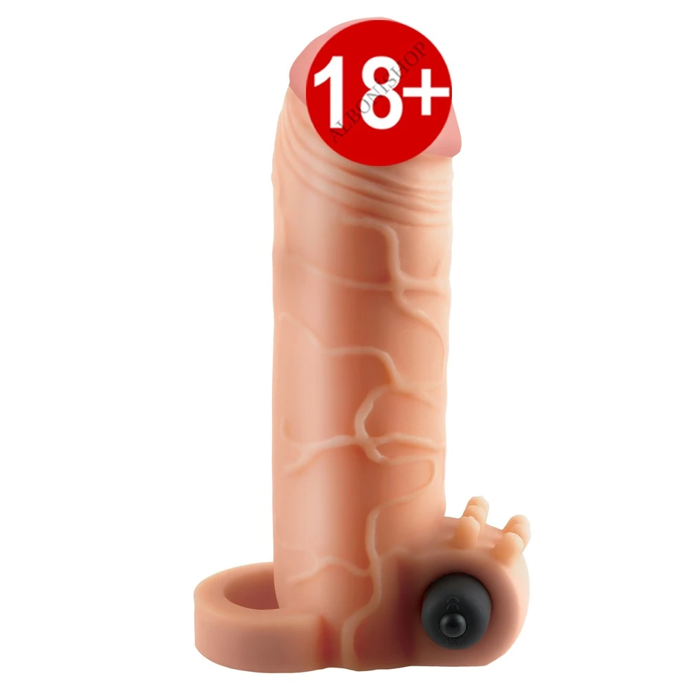 Fantasy X-Tensions Titreşimli Real Feel 1 Penis Kılıfı Made İn USA