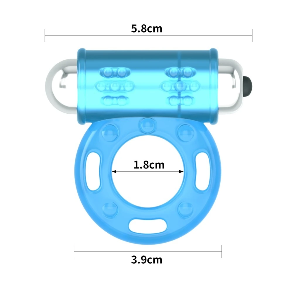 Lumino Güçlü Titreşimli Fosforlu Penis Halkası
