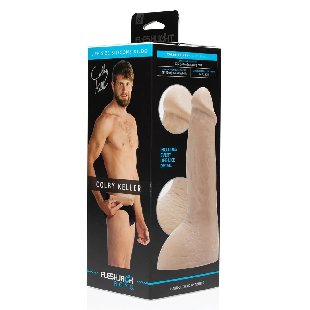 Fleshlight Fleshjack Boys Colby Keller 19 Cm Realistik Penis Dildo