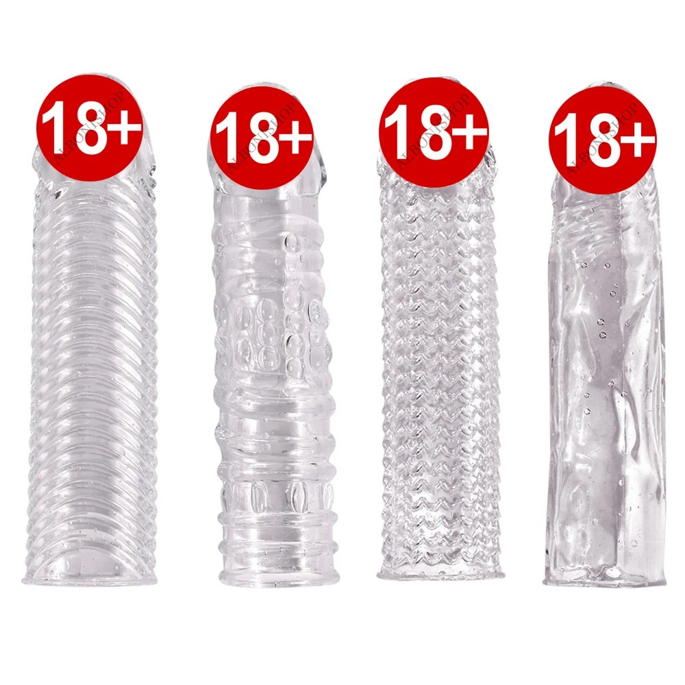 Morgan 4 Farklı Dokulu Yumuşak Silikon Penis Kılıf Seti