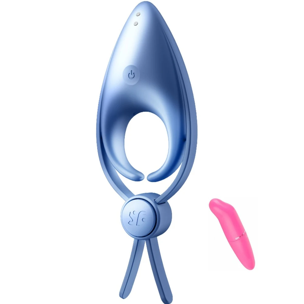 Satisfyer Sniper Blue 12 Farklı Titreşim Modlu Ayarlanabilir Penis Halkası