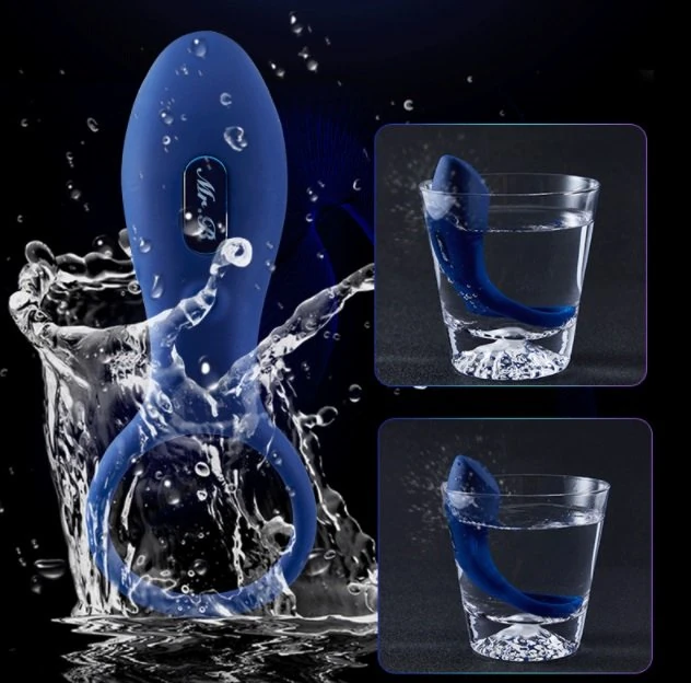 Wowyes B9 Şarjlı 10 Farklı Titreşimli Su Geçirmez Lüks Siyah Penis Halkası