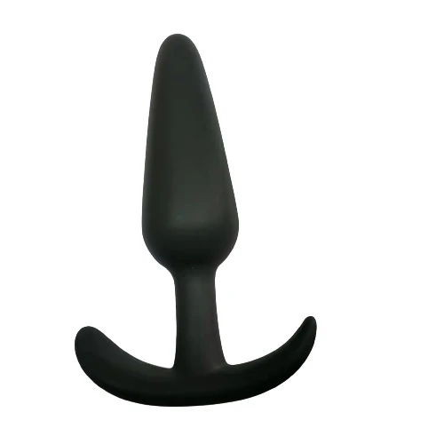 Silikon Kolay Tutulabilir 10 Cm Siyah Anal Plug
