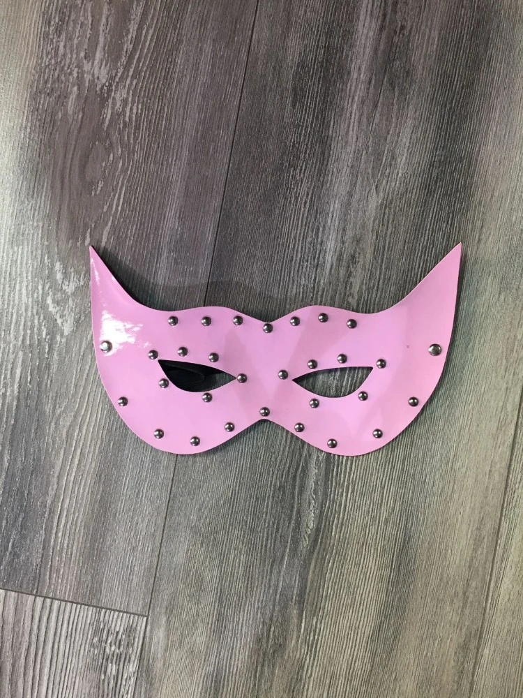 Pembe Deri Göz Maskesi