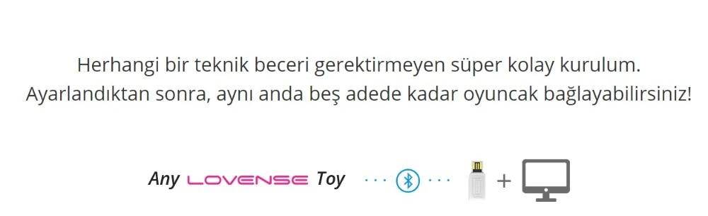 Lovense Bluetooth Adaptör-Pc Bağlantı Adaptörü