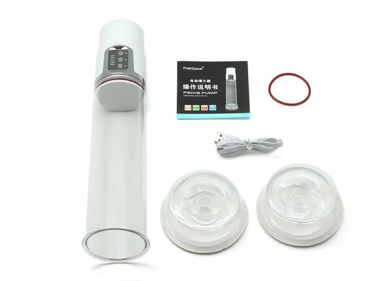 Free Space Çift Başlığa Sahip Usb Şarjlı Otomatik Penis Pompası