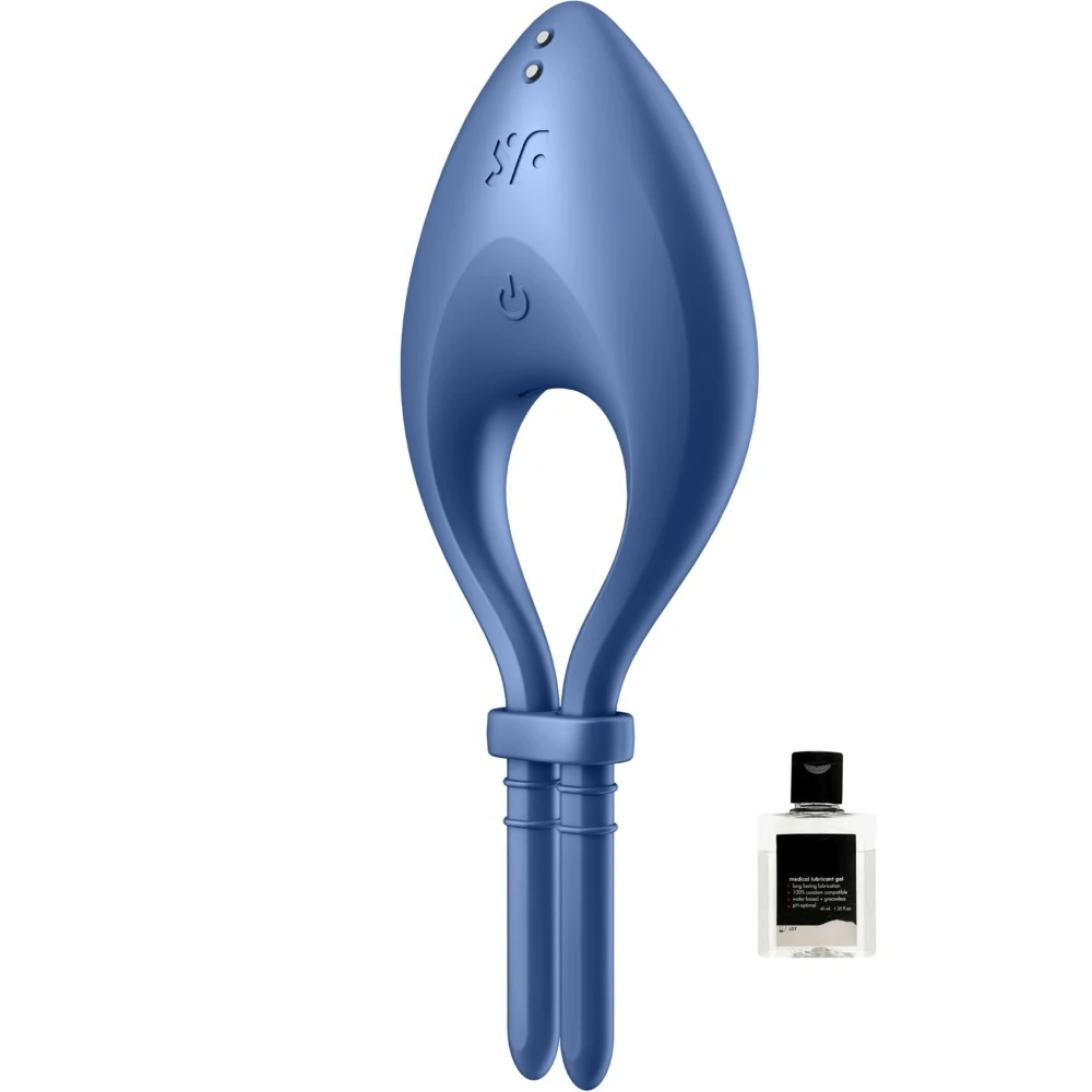 Satisfyer Bullseye Connect Blue App Kontrollü Ayarlanabilir Titreşimli Penis Halkası
