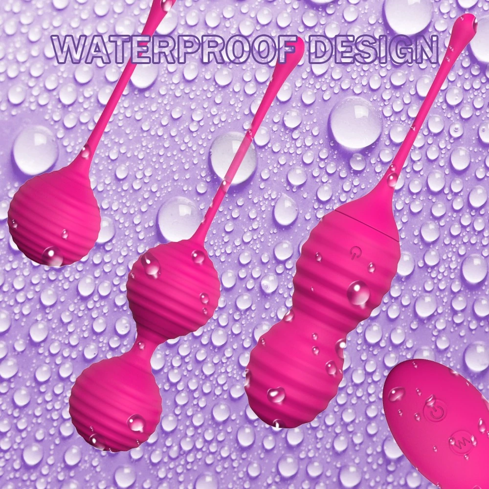 Sweet 9 Modlu Titreşimli Kumandalı Su Geçimez Şarjlı Kegel Egzzersiz Top Seti