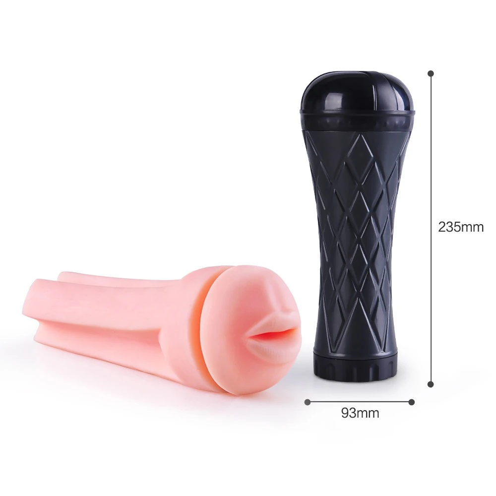 Fener Tipi İçi Tırtıklı Realistik Oral Mastürbatör