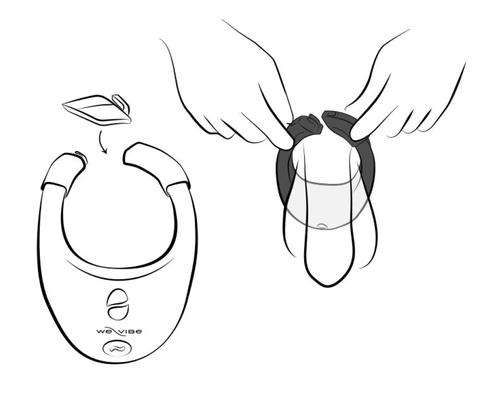 We-Vibe Bond Giyilebilen Akıllı Telefon Uyumlu Titreşimli Penis Halkası