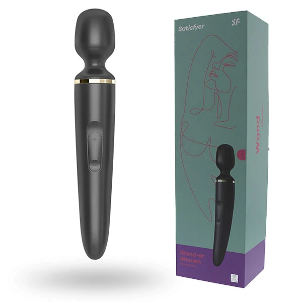 Satisfyer Büyük Boy Siyah 50 Modlu Titreşimli Güçlü Masaj Aleti Vibratör