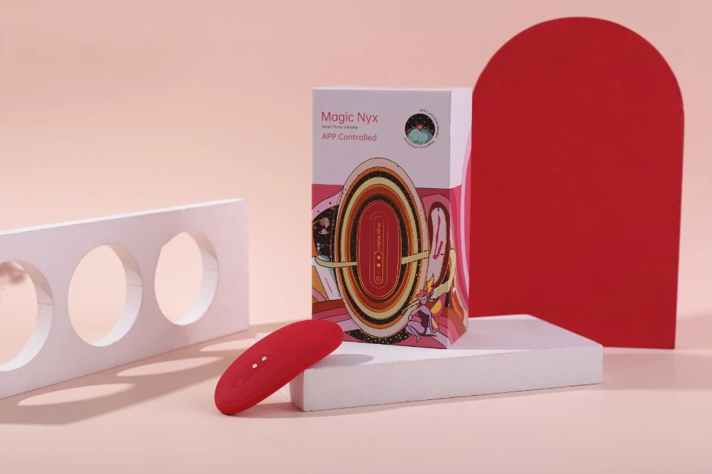Magic Nyx Telefon Uyumlu Her Yerden Kontrol Edilebilen Giyilebilen Vibratör
