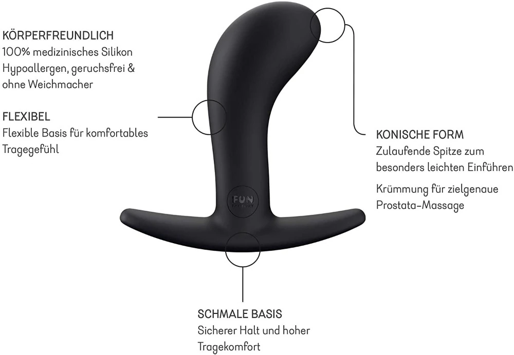Fun Factory Bootıe S Yeni Başlayanlar ve Uzmanlar İçin 7 Cm Küçük Anal Plug Made İn Germany