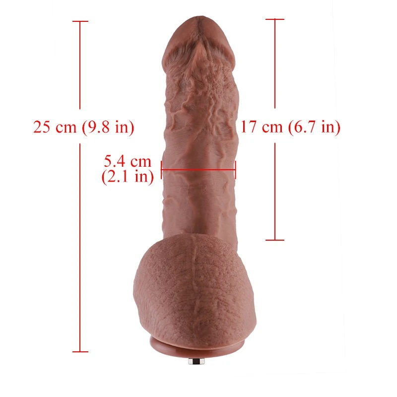 Hismith Sex Makineleri İçin Tasarlanmış 25 Cm Silikon Penis