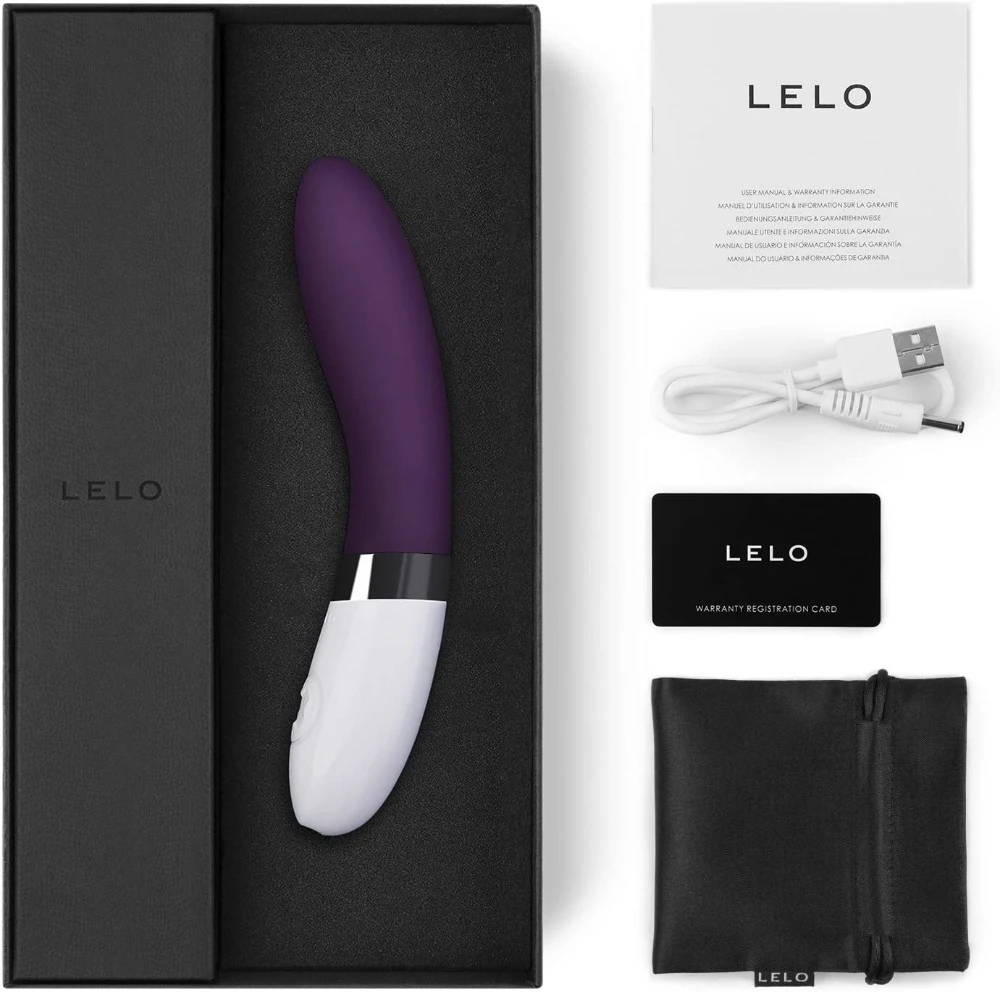 Lelo Liv 2 Plum G-Bölgesi & Klitoris Masaj Vibratör