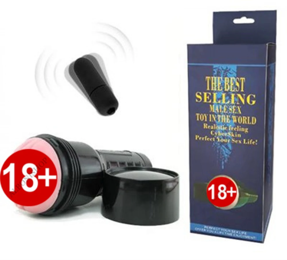 Vibro Fener Tipi Titreşimli Realistik Vajina Mastürbatör