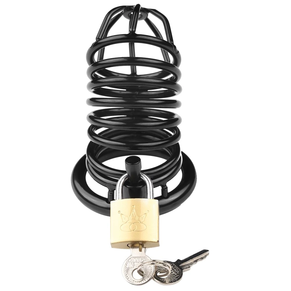 Bonilove Metal Chastity Cage Fetiş Kilitli Penis Kafesi