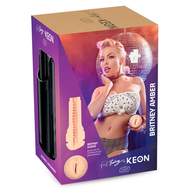 Kiiroo Keon Combo Set Britney Amber Hisset İnteraktif Mastürbatör