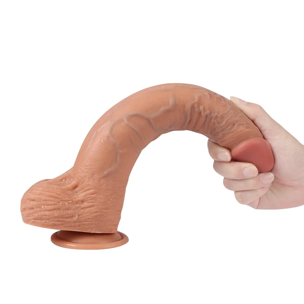 Bart 30 Cm Yumuşak Silikon Özel Dokuda Realistik Penis Dildo