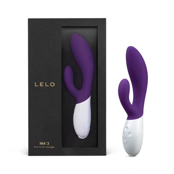 Lelo İna Wave 2 G-Bölgesi ve Klitoris Uyarıcı Titreşimli Rabbit Vibratör