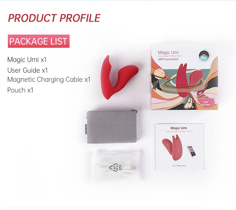 Magic Umi Telefon Uyumlu Her Yerden Kontrol Edilebilen Giyilebilen Vibratör