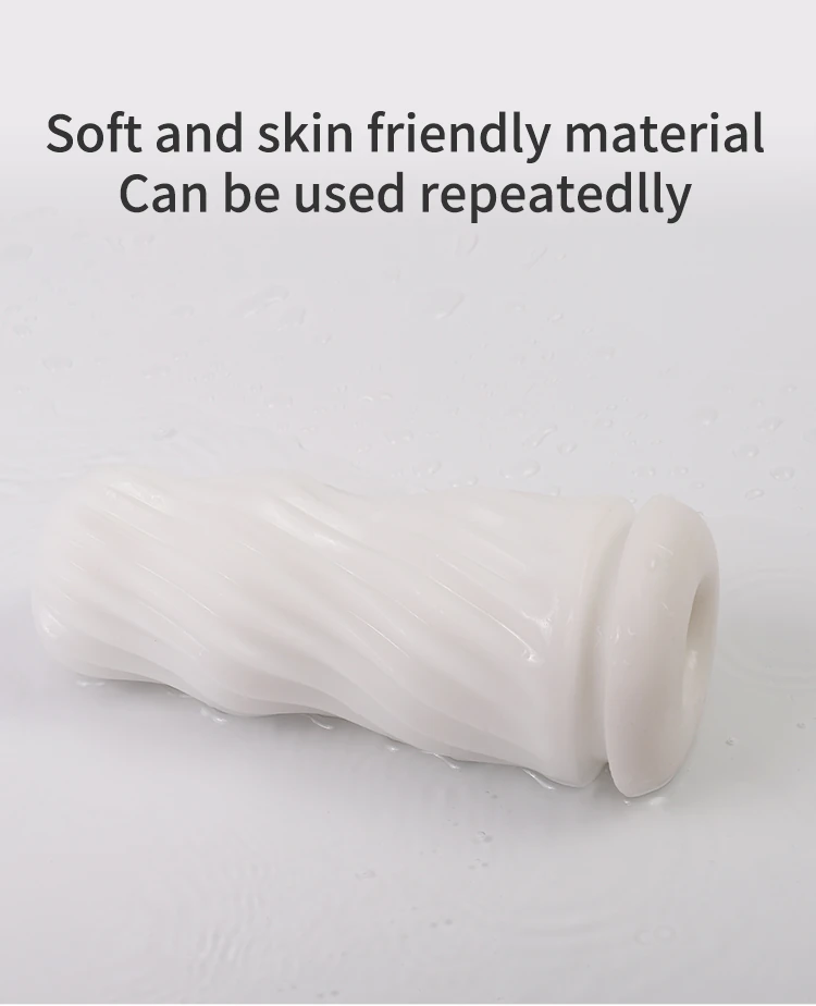 Wowyes B5 Manuel Emiş Yapabilen İçi Tırtıklı Gerçekci Silikon Vajina Mastürbatör Mavi