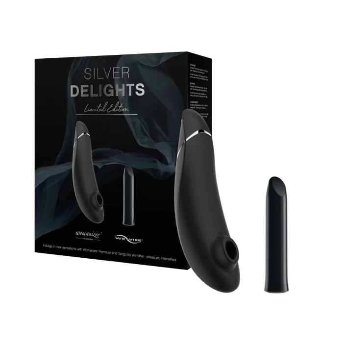 Womanizer Premium ve We-Vibe Tango Silver Delights Limited Edition Vibratör Seti