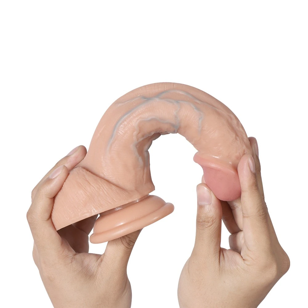 Bruce Ultra Gerçekçi Yumuşak Çift Katmanlı 20 Cm Realistik Penis