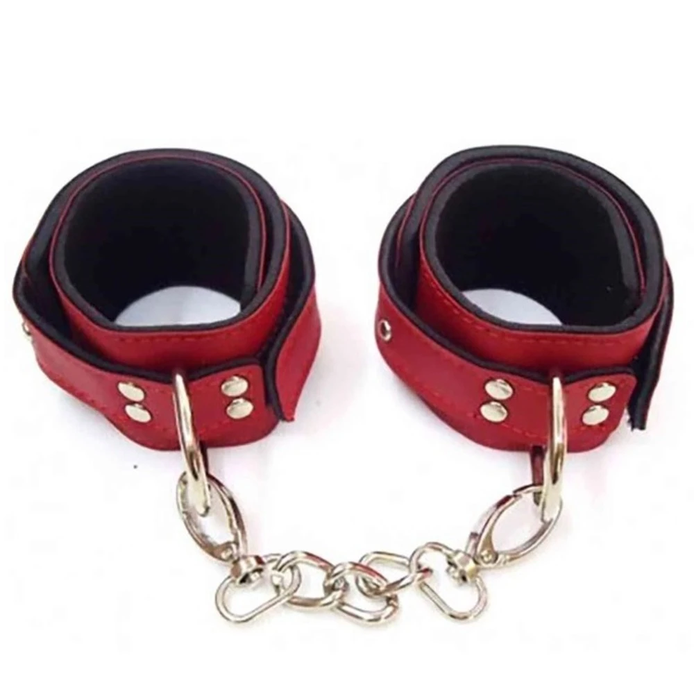 DERİ KIRMIZI EL KELEPÇESİ