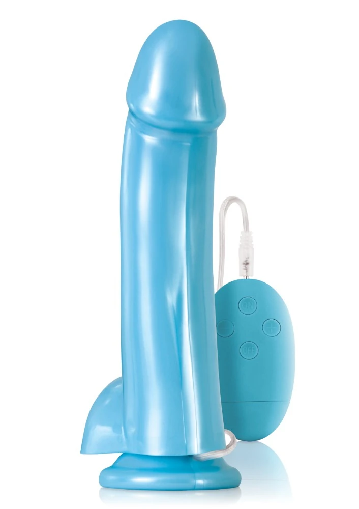 Lollies Sugardaddy 20 Cm Ekstra Gerçekci Jel Dokulu Mavi Dildo Vibratör