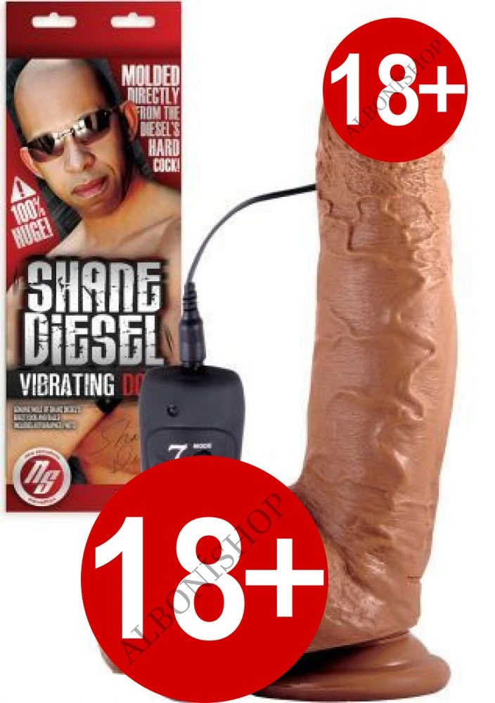Shane Diesel Realistik Titreşimli Dildo Made İn U.S.A