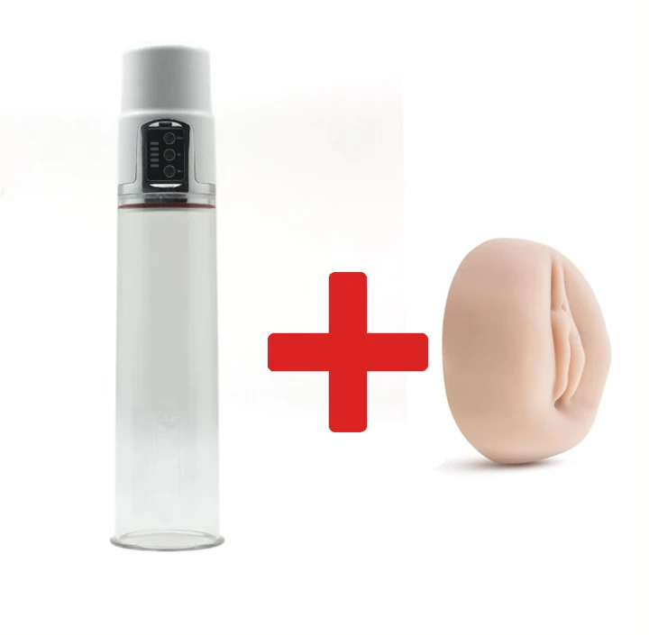Free Space Usb Şarjlı Otomatik Penis Pompası + Kayma Önleyici Kanallı Vajina Pompa Başlığı