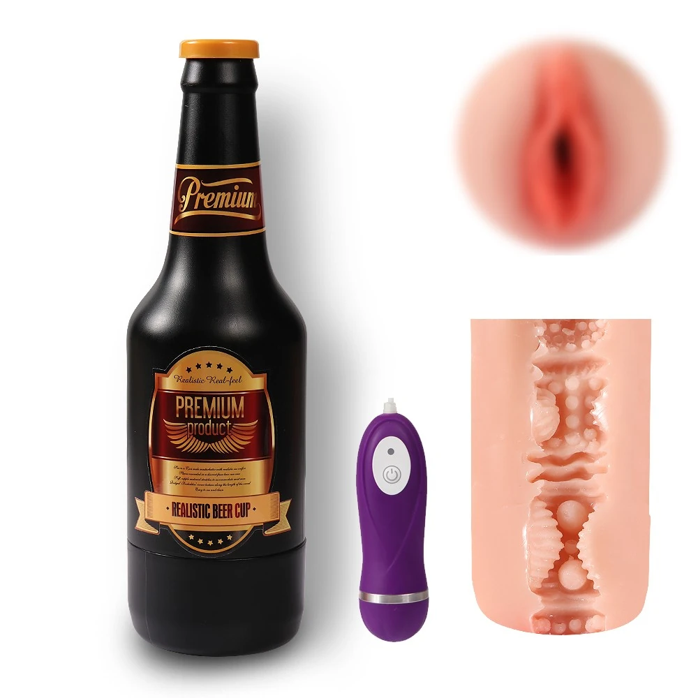 Nelly Saklaması Kolay Şişe Şeklinde Titreşimli Vajina Mastürbatör