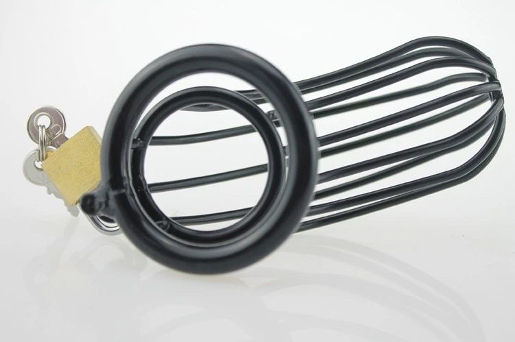 Bonilove Metal Chastity Cage Fetiş Kilitli Penis Kafesi