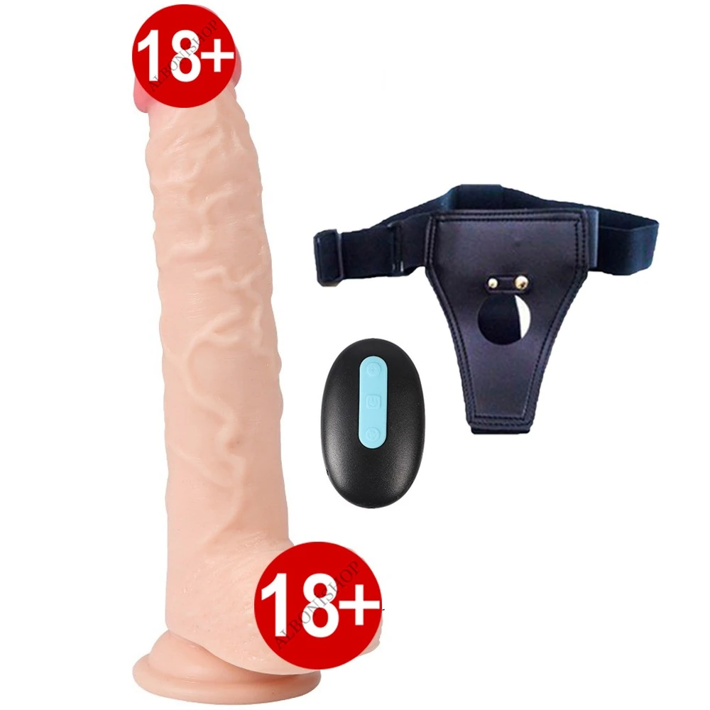 Jeff Swaying Uzaktan Kumandalı 10 Modlu Titreşimli 23 Cm Takma Penis
