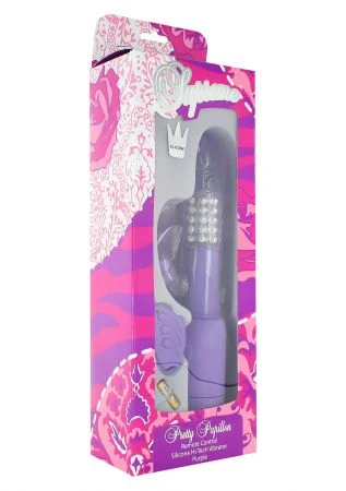 Ph Dönebilen Pretty Papıllon Mor  Rabbit Vibratör