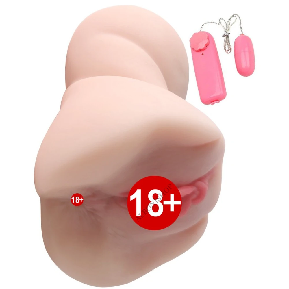 Anal & Vajinal Girişli Süper Gerçekçi Titreşimli Mastürbatör