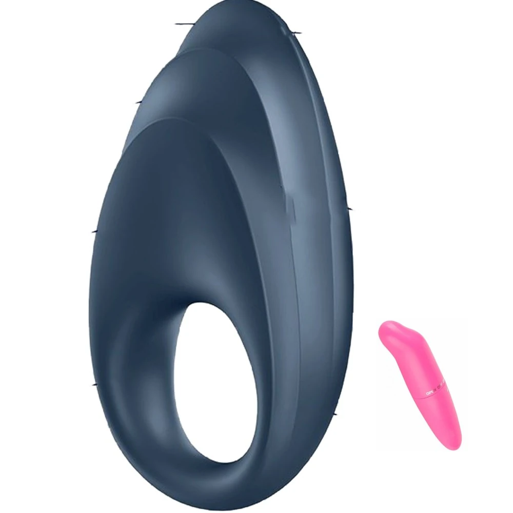 Satisfyer Powerful Mighty Telefon Kontrol Şarjlı Penis Halkası